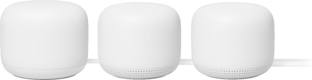 Google - Nest Wifi Mesh System Router and 2 Add-On Points