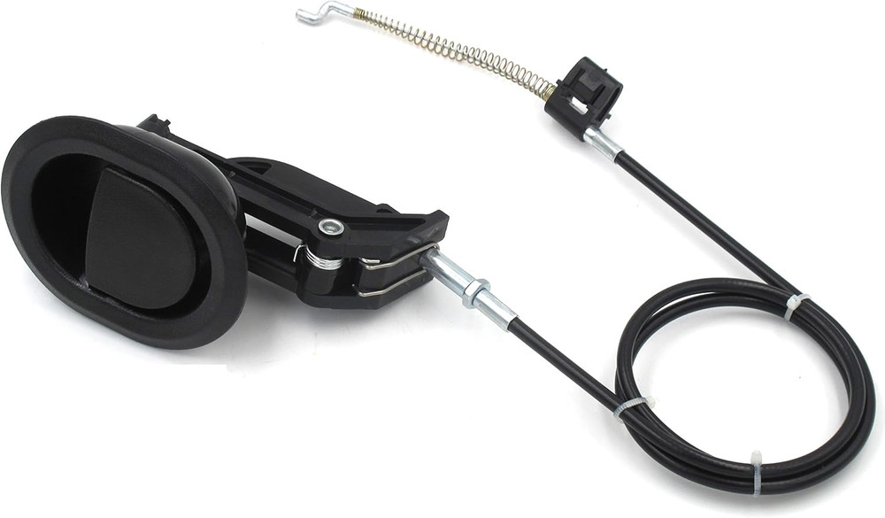 Plastic Pull Recliner Handle 3" by 3.5" with Cable (Total 36", Exposed Adjustabl