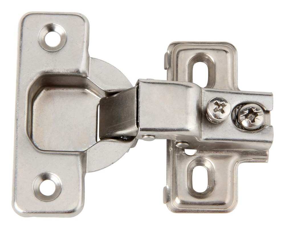 Face Frame Concealed Euro 105Deg Self Closing Compact Cabinet Hinges, 10 Pack