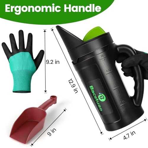 Hand Spreader Shaker, Multiple Adjustable Opening Sizes for All Purpose for
