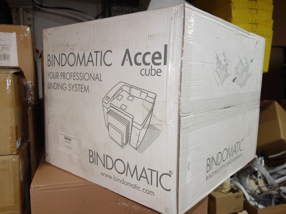 Coverbind Bindomatic ACCEL CUBE Thermal Binding Machine * NEW SEALED