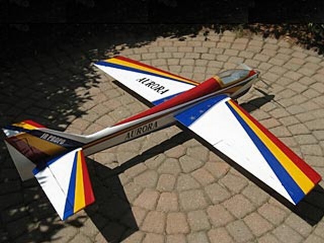 Aurora 60 Pattern Plane 67" Wingspan RC Model Airplane Printed Plans & Templates
