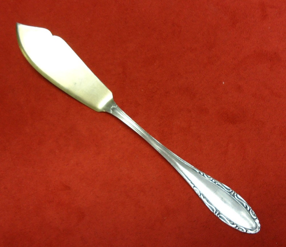 German 800 Silver Flat Handled Master Pointed Knife (#2233)