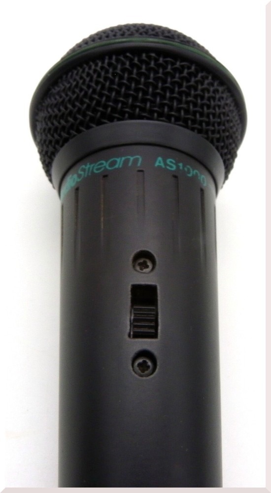 Black AudioStream Karaoke AS-2000 Dynamic With Microphone AS1000
