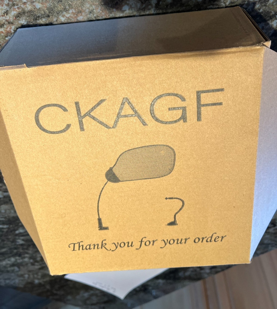 CKAGF Adjustable Black Office Desk Shade: Blocks Light, Glare