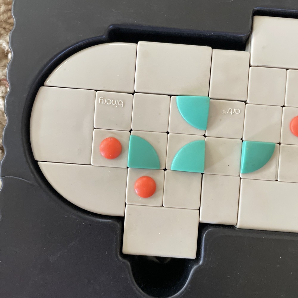 VINTAGE Triple Cross Puzzle Game COMPLETE Binary Arts 1995 Challenges Puzzles