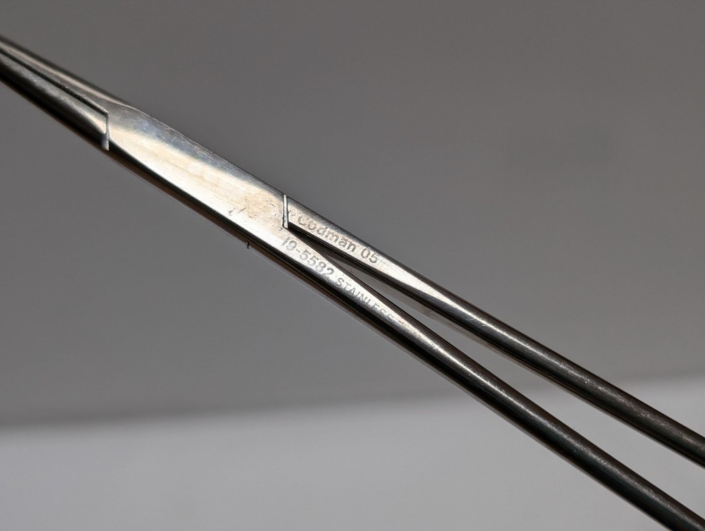 2 pcs. CODMAN 19-5582 & 19-8145 Forceps Made In Germany ( USED).