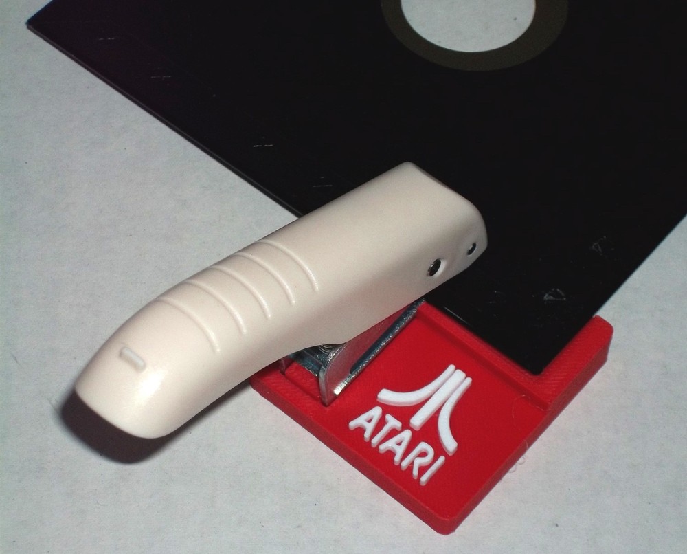 💕 BRAND NEW Floppy Disk Notcher w/ Atari Logo Embossed 💕