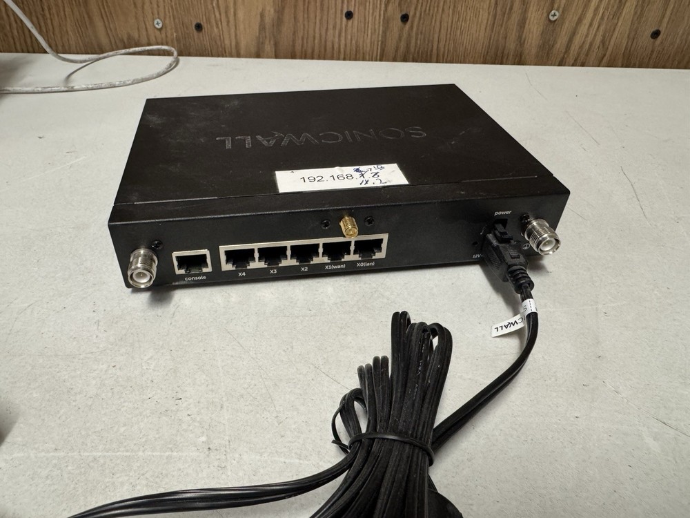 SonicWall TZ300 W Firewall Security Appliance | Powers On | Untested