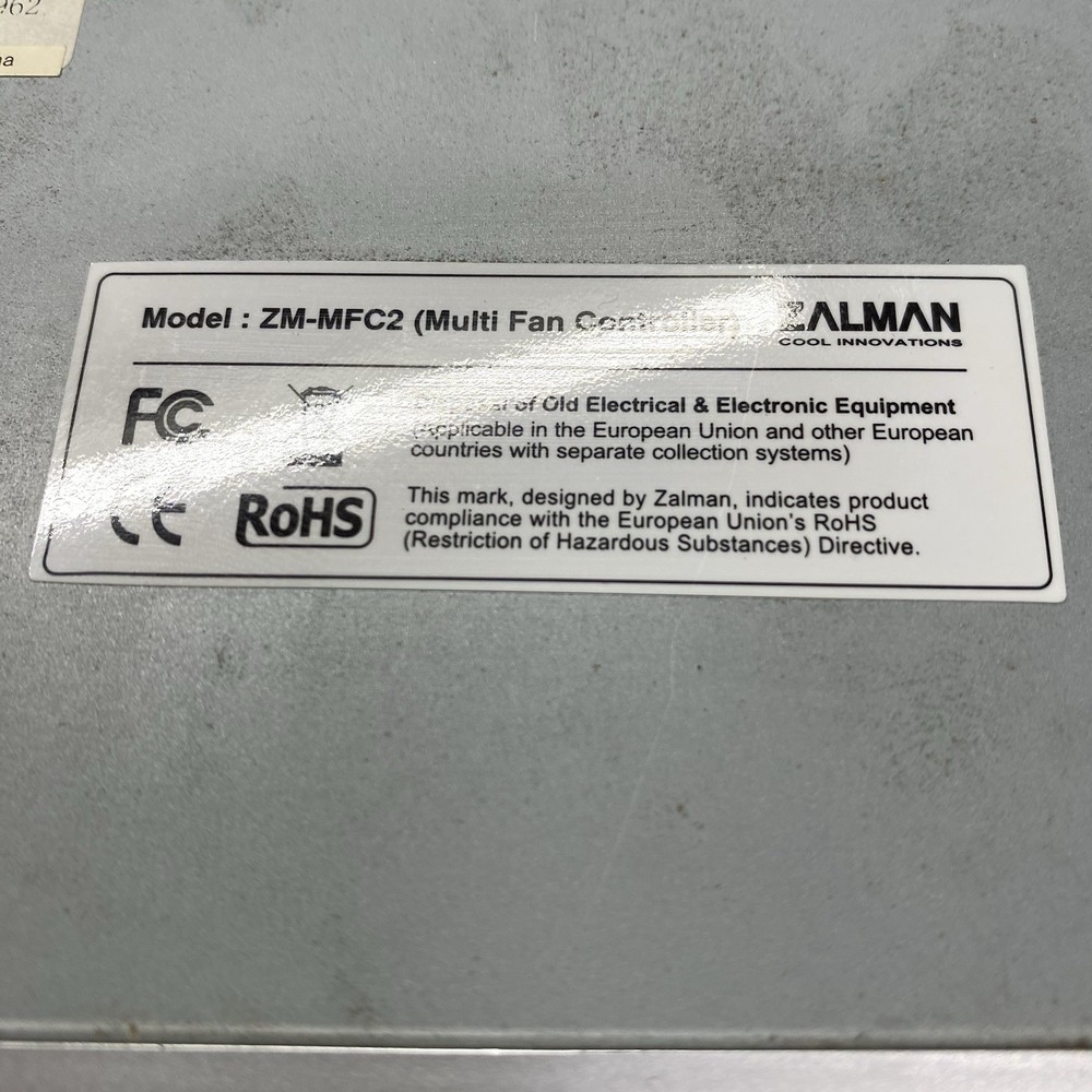 Zalman ZM-MFC2 Multi Fan Controller Switch Digital LCD Screen Power Consumption