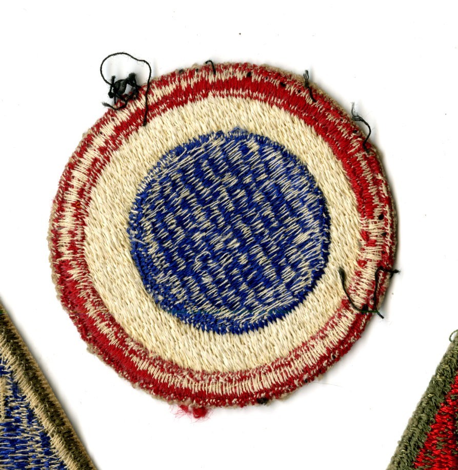 Replacement Depots White Back Patch WWII Vintage