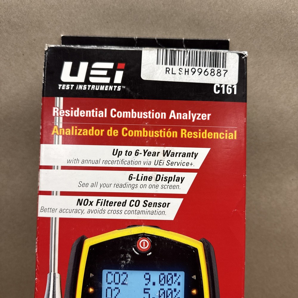 UEi C161 - Residential Combustion Analyzer