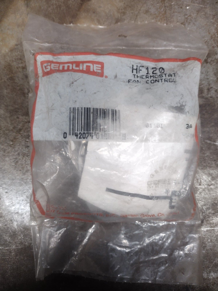 Gemline HF120 Thermostat Fan Control