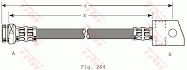 Brake Hose TRW PHA347