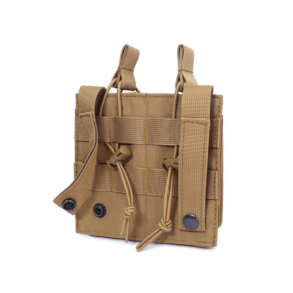 Multi-Use Double Magazine Pouch Tactical Storage Pouch Field Vest Hanging Pouch