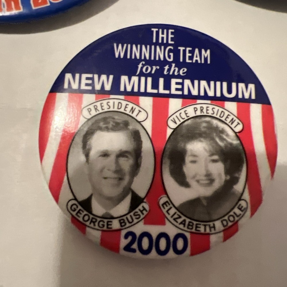 George Bush 2000 pin lot