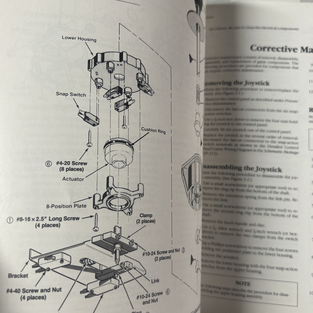 Original Xybots Set Atari ARCADE VIDEO GAME owners manual
