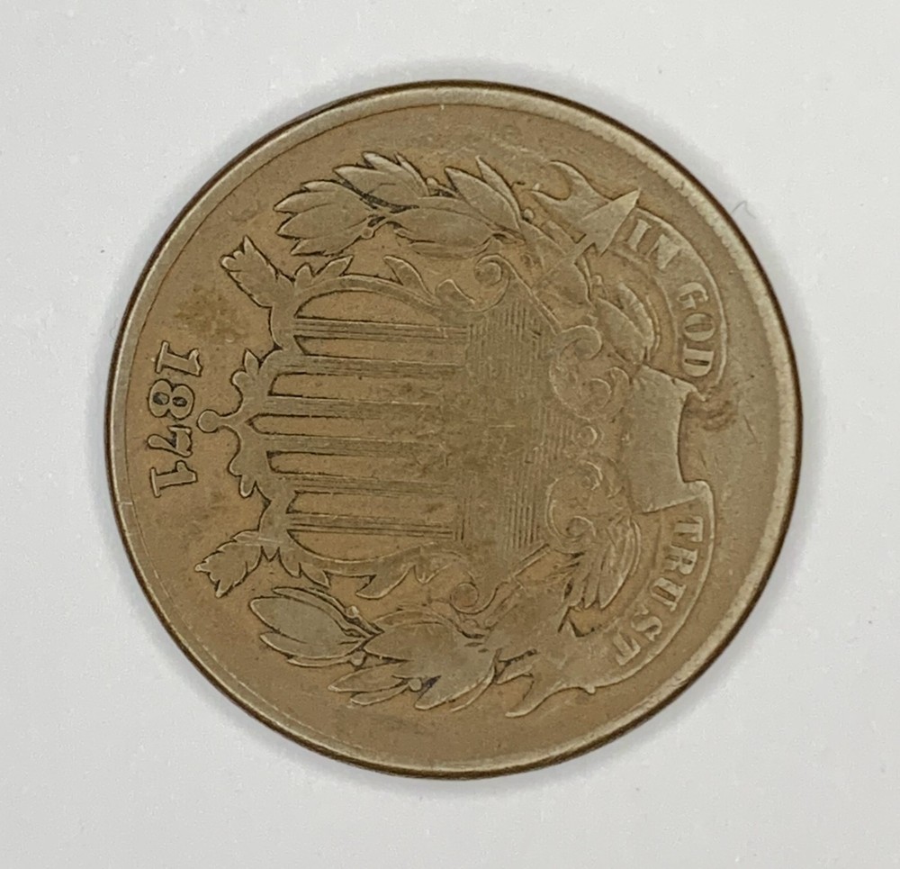 1871 Two Cent Piece