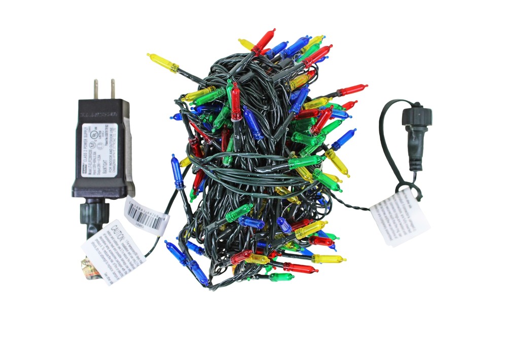 ProductWorks Brilliant Mini Multi 150 LED String Lights, 8 Function, Multicolor