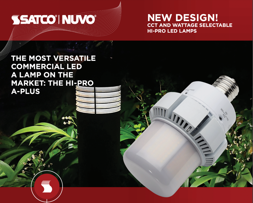Satco LED HID Replacement 100-277 Volt Medium E26 Exclusionary Mogul Screw EX39