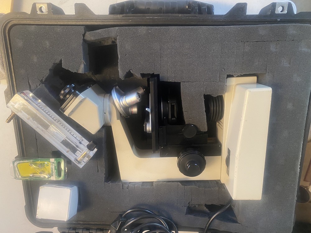 Nikon Model SC Binocular Compound Microscope - Lab Grade - Japan - Hard Case