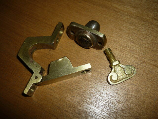 VINTAGE BRASS SASH WINDOW LOCK