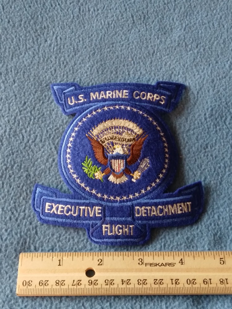 US MARINE CORPS EXECUTIVE DETACHMENT FLIGHT MILITARY PATCH - NEW