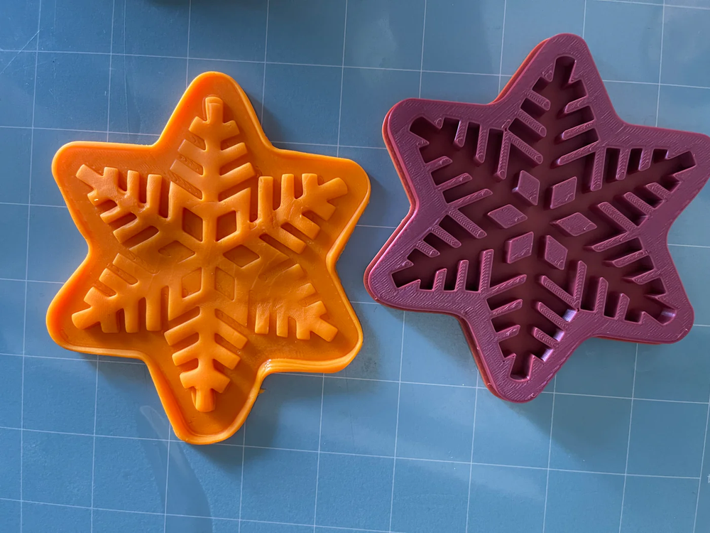 Snowflake 6 point Star Cookie Cutter Set