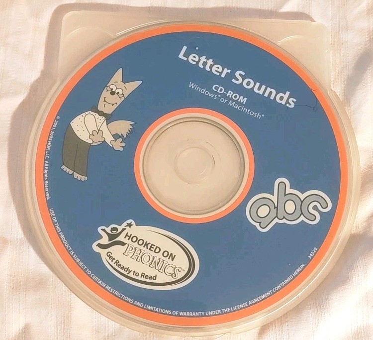 Hooked on Phonics Blue Hooked on Phonics Letter Sounds ABCs CD-ROM Windows Mac