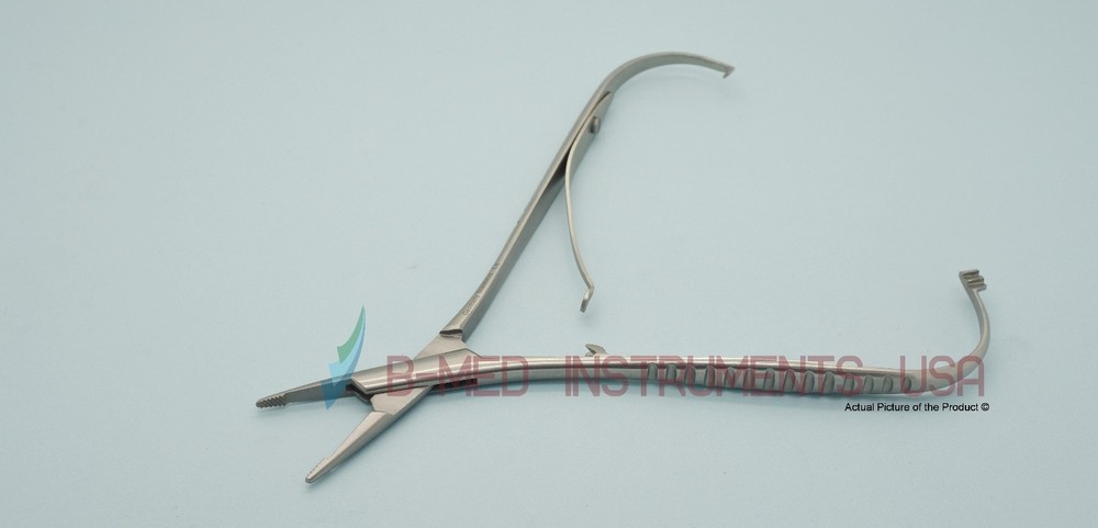 Mathieu Elastic Placing Needle Holder W/ Forward Placed Jaws Narrow Orthodontic