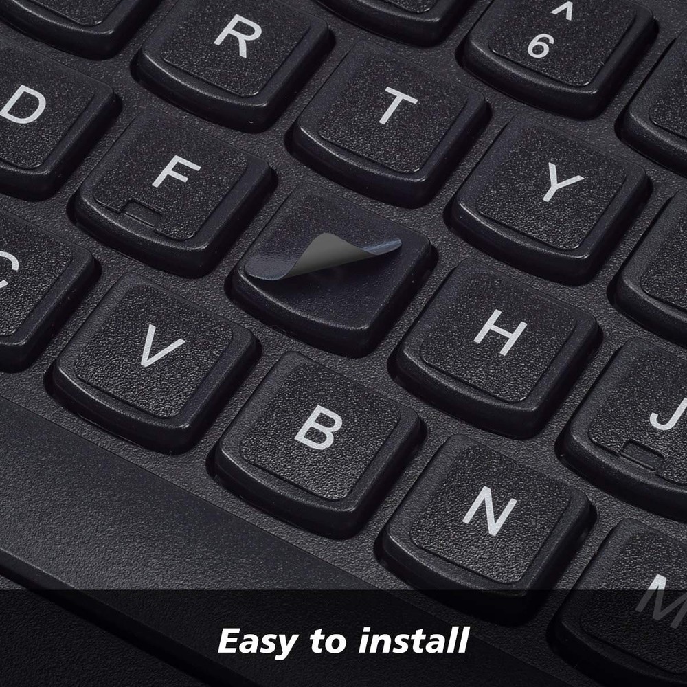 3 Pack English Keyboard Letters Stickers for Computer Laptop Desktop