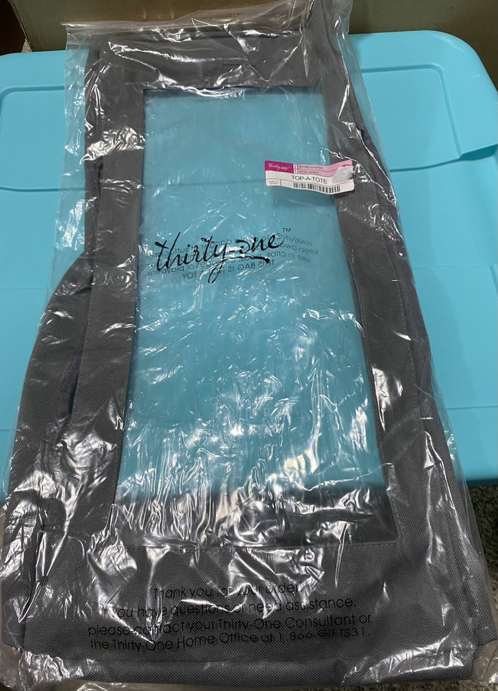 Thirty One Top A Tote Grey