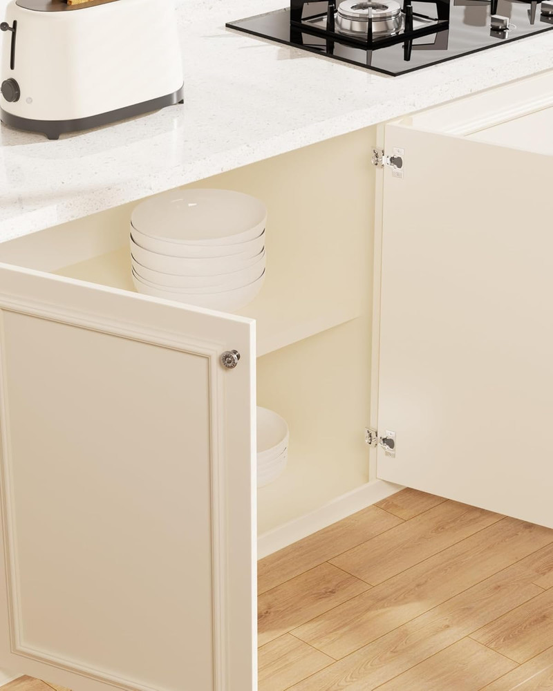 50 Pack Soft Close 1/2" Cabinet Hinges, 105° Adjustable Hidden Hardware
