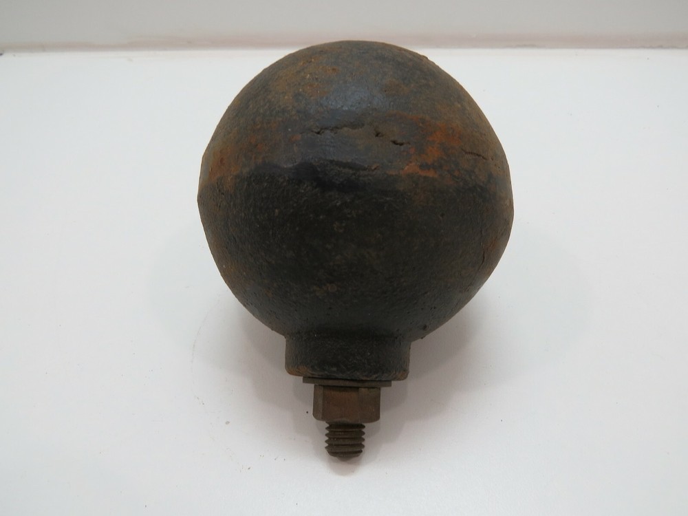 4 INCH CAST IRON BINNACLE BALL COMPENSATOR COMPASS (D3.5A674)