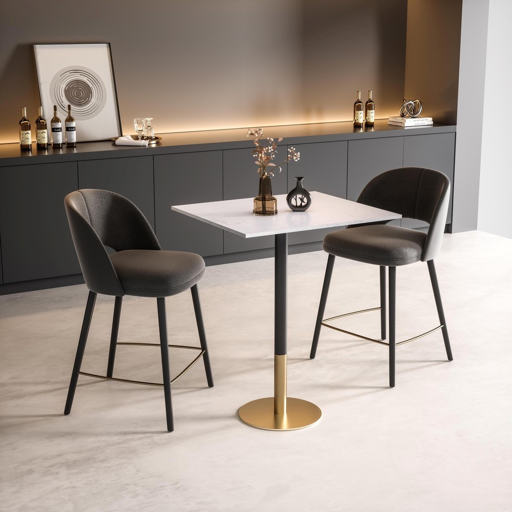 Elegant Decor Ronan 31.5" Pub Table in White