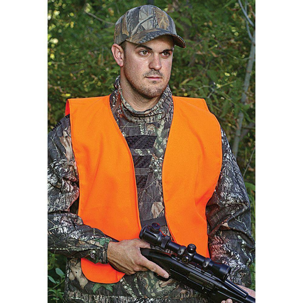 Medium-Large Blaze Orange Safety Vest
