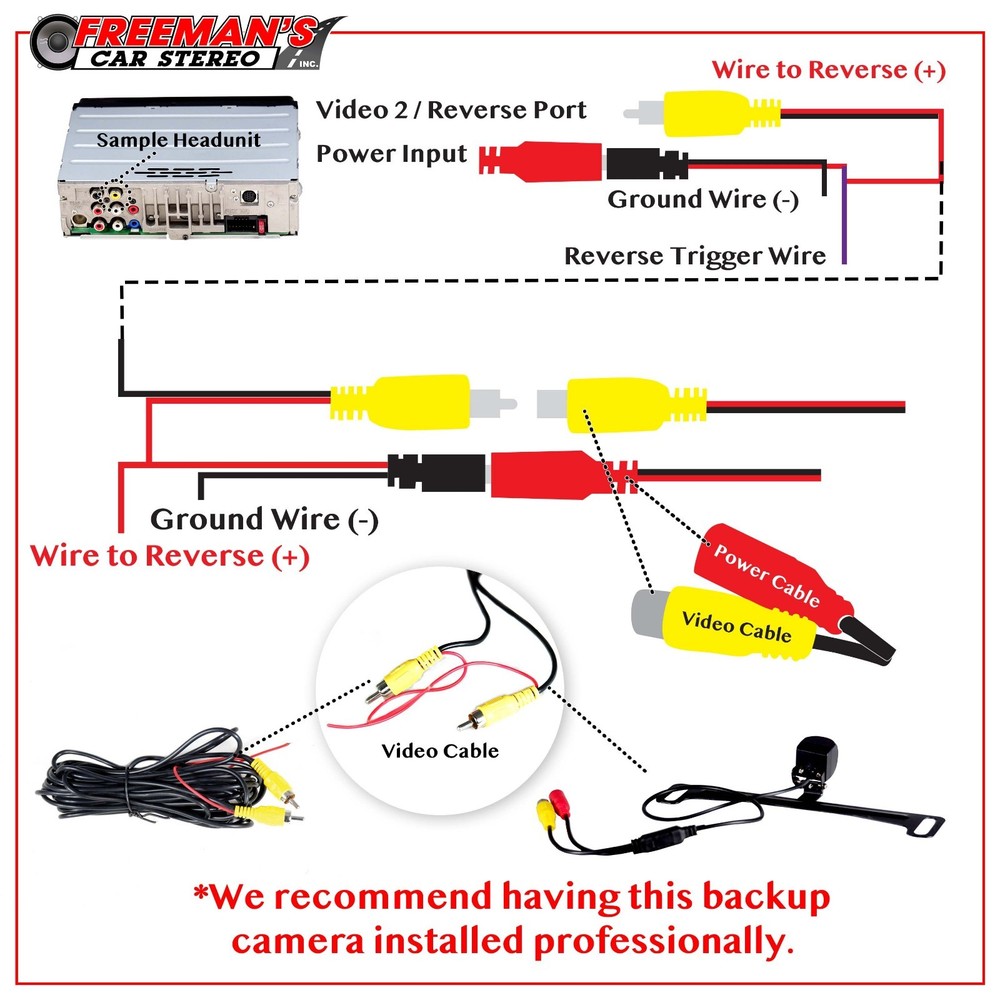 Pioneer DMH-2000NEX + LPCAM2PROHD Backup Camera Bundle