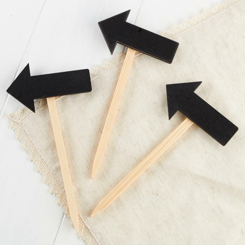 Chalkboard Arrow Sign Picks | 36 Pieces