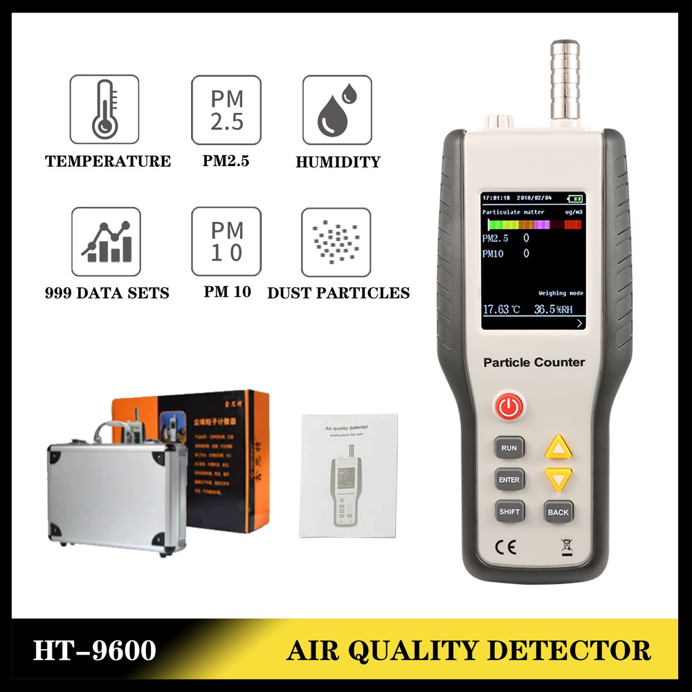 HT-9600 Dust Particle Detector Workshop Air Quality Tester
