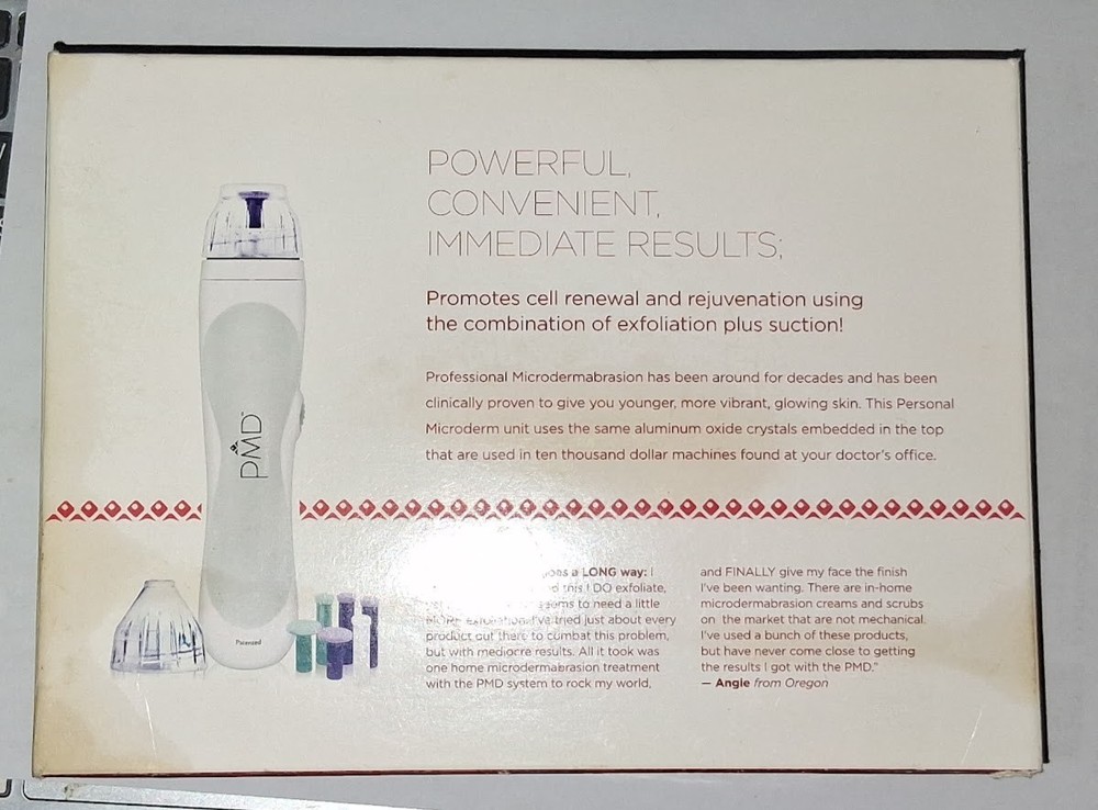 New PMD Personal Microderm At-Home Microderm Abrasion Machine