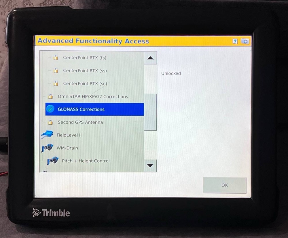 Trimble Fmx FM-1000 Display Section Control & Variable Rate ,Task controller