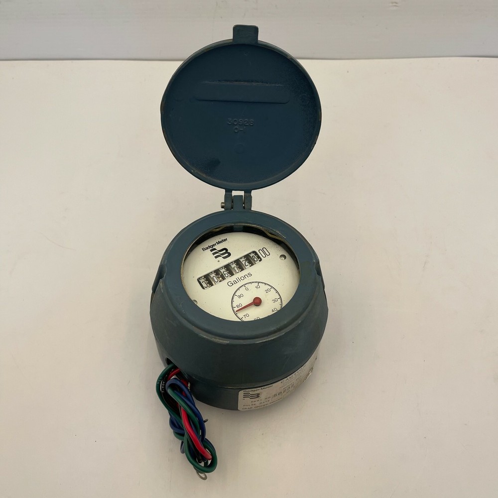BADGER METER 58232-4 MODEL ECA ELECTRIC CONTACTING REGISTER TOTALIZER