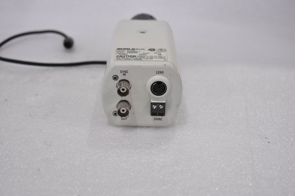 PHILIPS BURLE SECURITY CAMERA TC652EA 24VDC 60Hz 4W W/REPLACEMENT LENS & CABLES