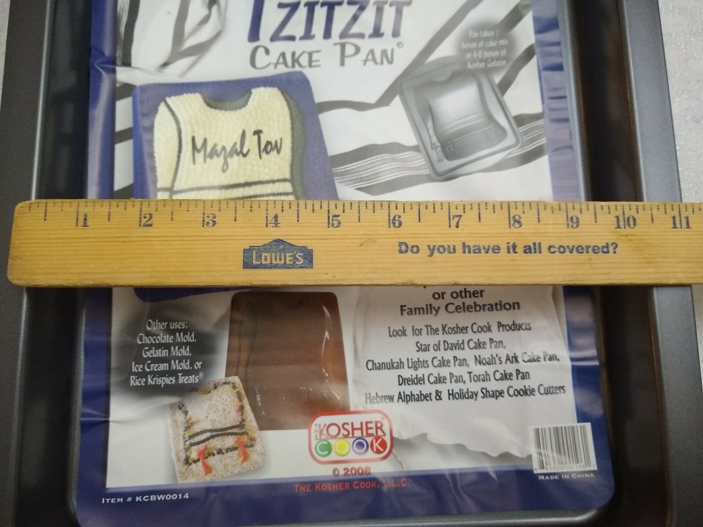TZITZIT TZITZIS NON STICK CAKE PAN TALLIS KATON