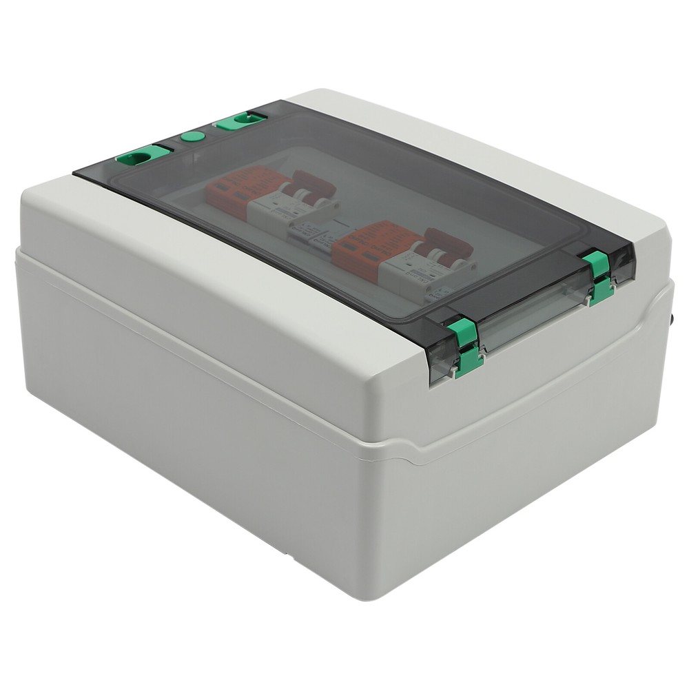 DC 500V/1000V Solar PV Combiner Box 2 Strings Circuit Breaker for Solar Panel