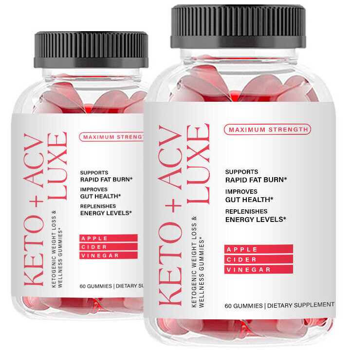 KetoLuxe Gummies - KetoLuxe ACV Gummies (2 Pack)