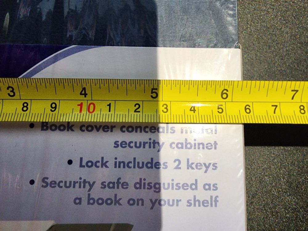 Book Safe Box Secret Lock: Upgraded Dictionary Diversion Combination Safe Lock