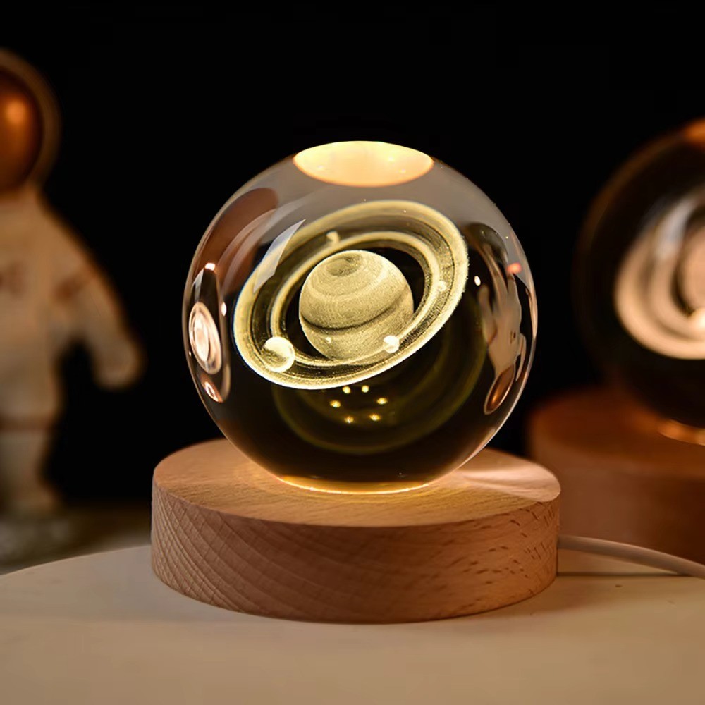 Solar System Crystal Ball Led Light