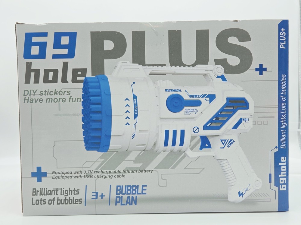 Bubble Machine -69 Holes Bubble Gun Blower Bubbles Toy