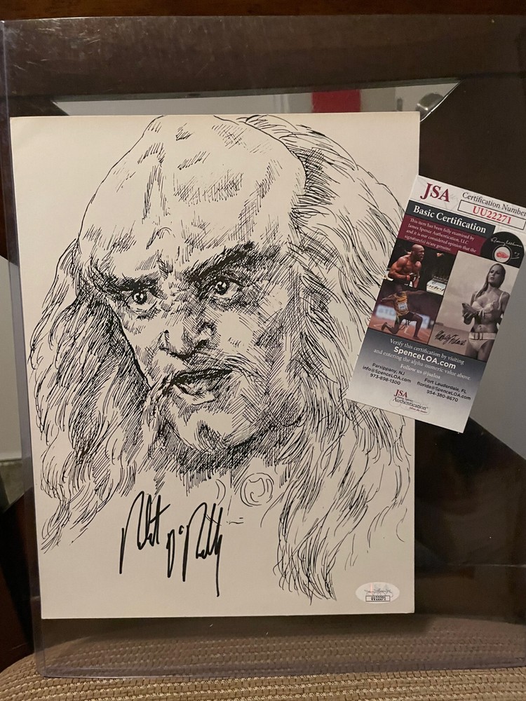 Robert O'Reilly Star Trek Signed Print Auto JSA Authenticated COA/LOA